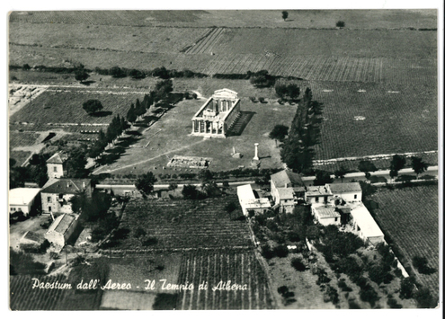 Vorschaubild Paestum: Athenatempel, Luftbild 